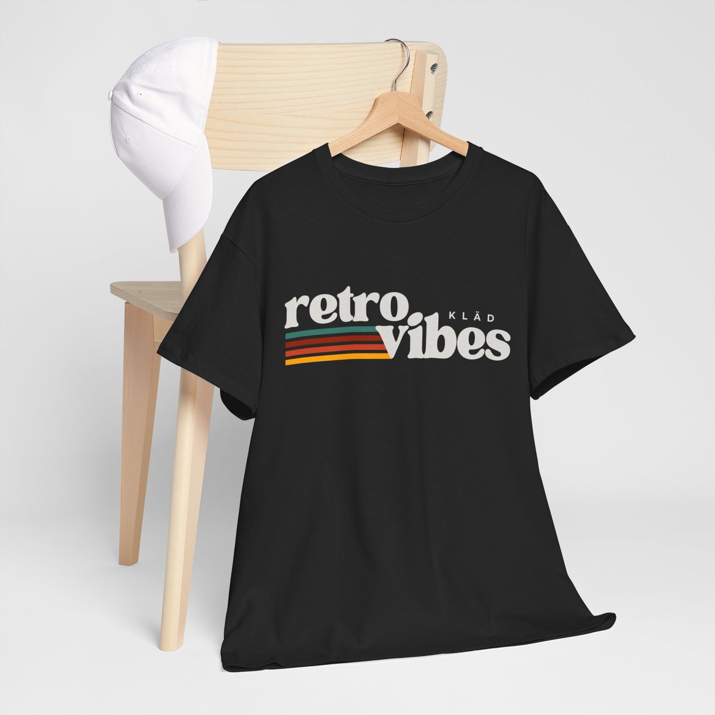 Retro Vibes TShirt - Unisex Heavy Cotton